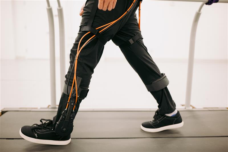 AMP Lab exoskeleton on treadmill