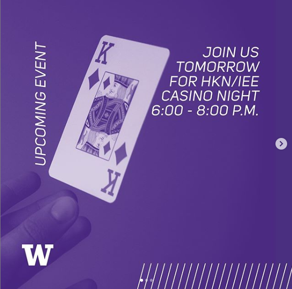 Casino Night Instagram