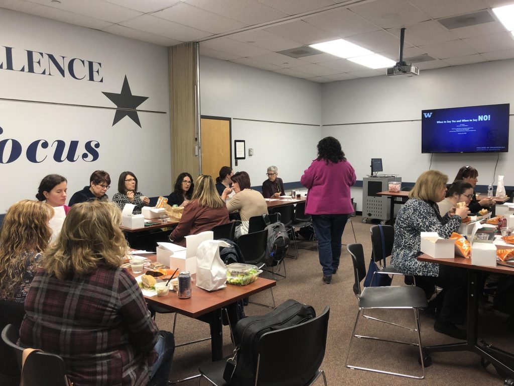 Female faculty in STEM workshop