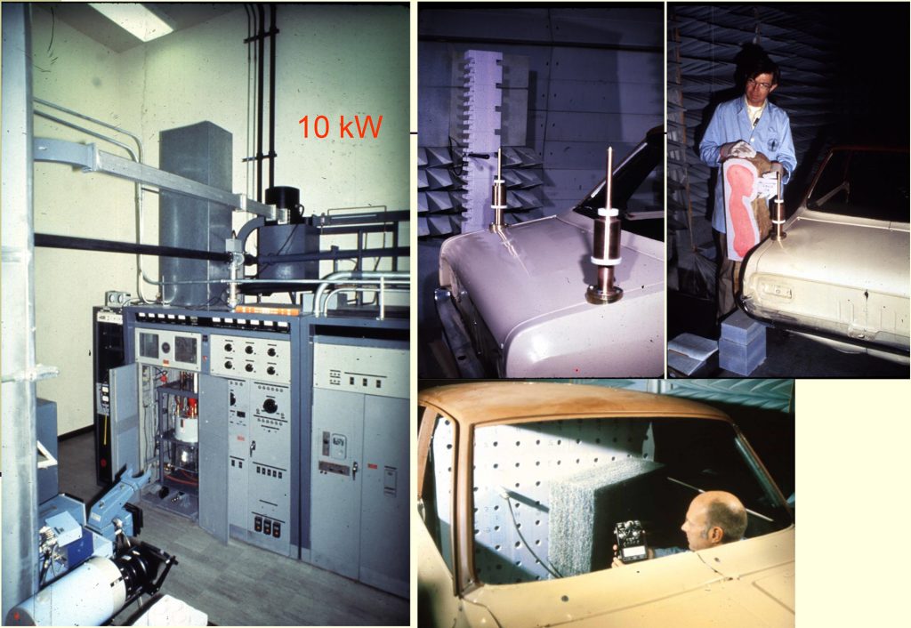 Bell Labs car radio antenna test, 1981