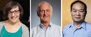 Amy Orsborn, Eberhard Fetz, Ricky Wang headshots