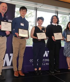 UW ECE faculty, staff and students receive 2022 UW College of Engineering Awards Thumbnail