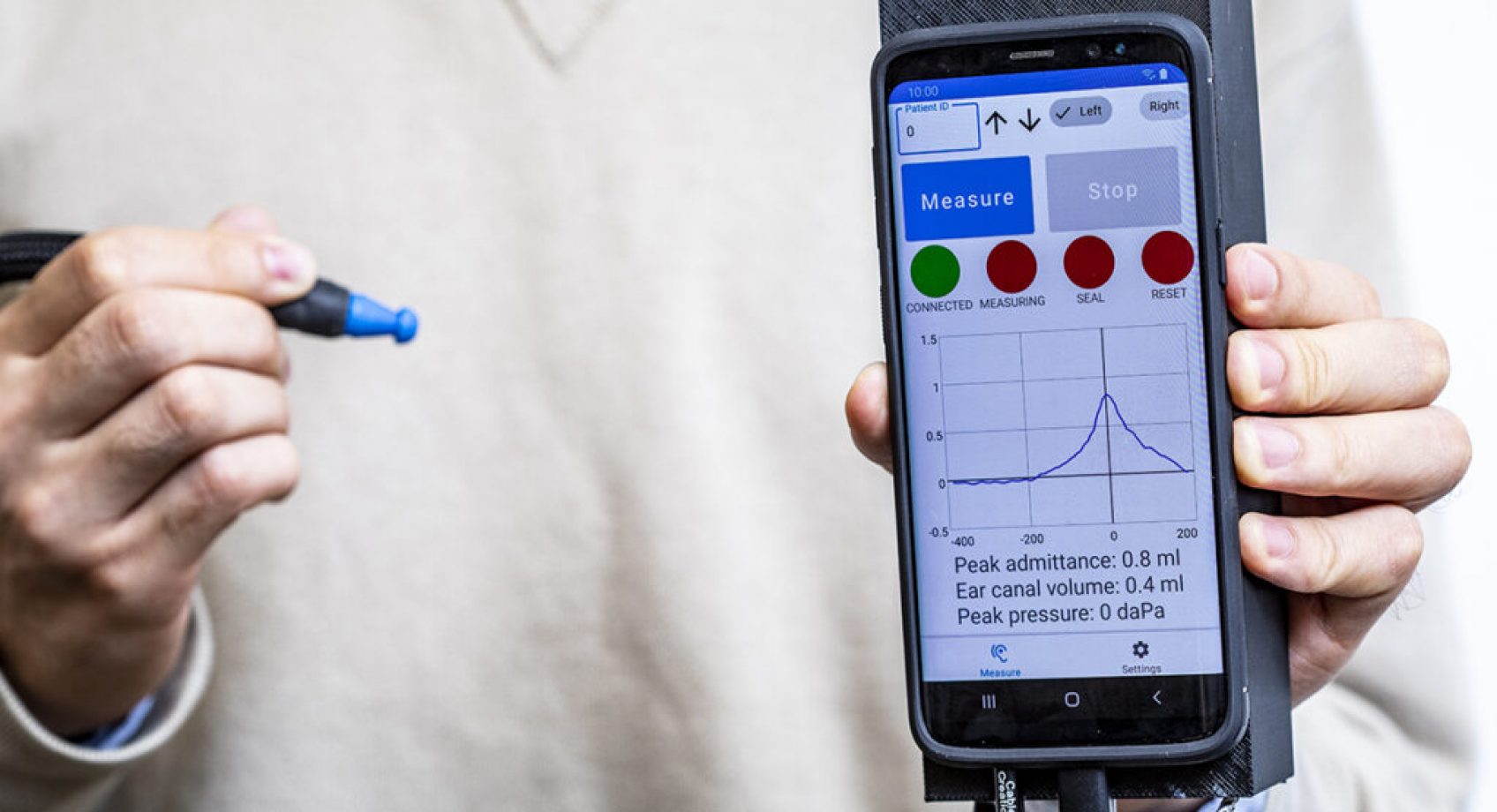 Smartphone-based tympanometry system offers a pocket-sized solution for testing middle ear function Banner