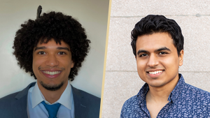 Headshot of Kyle Johnson on the left and Adhyyan Narang on the right 