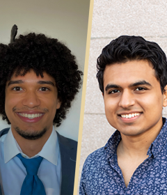 Kyle Johnson and Adhyyan Narang named UW + Amazon Science Hub inaugural fellows