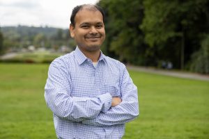 UW ECE and Physics Associate Professor Arka Majumdar headshot