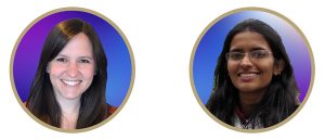 Headshots of Dr. Emily Mugler and Dr. Vaishnavi Ranganathan