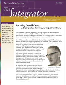 The Integrator Fall 2006