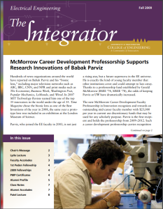 The Integrator Fall 2009