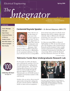 The Integrator Spring 2006