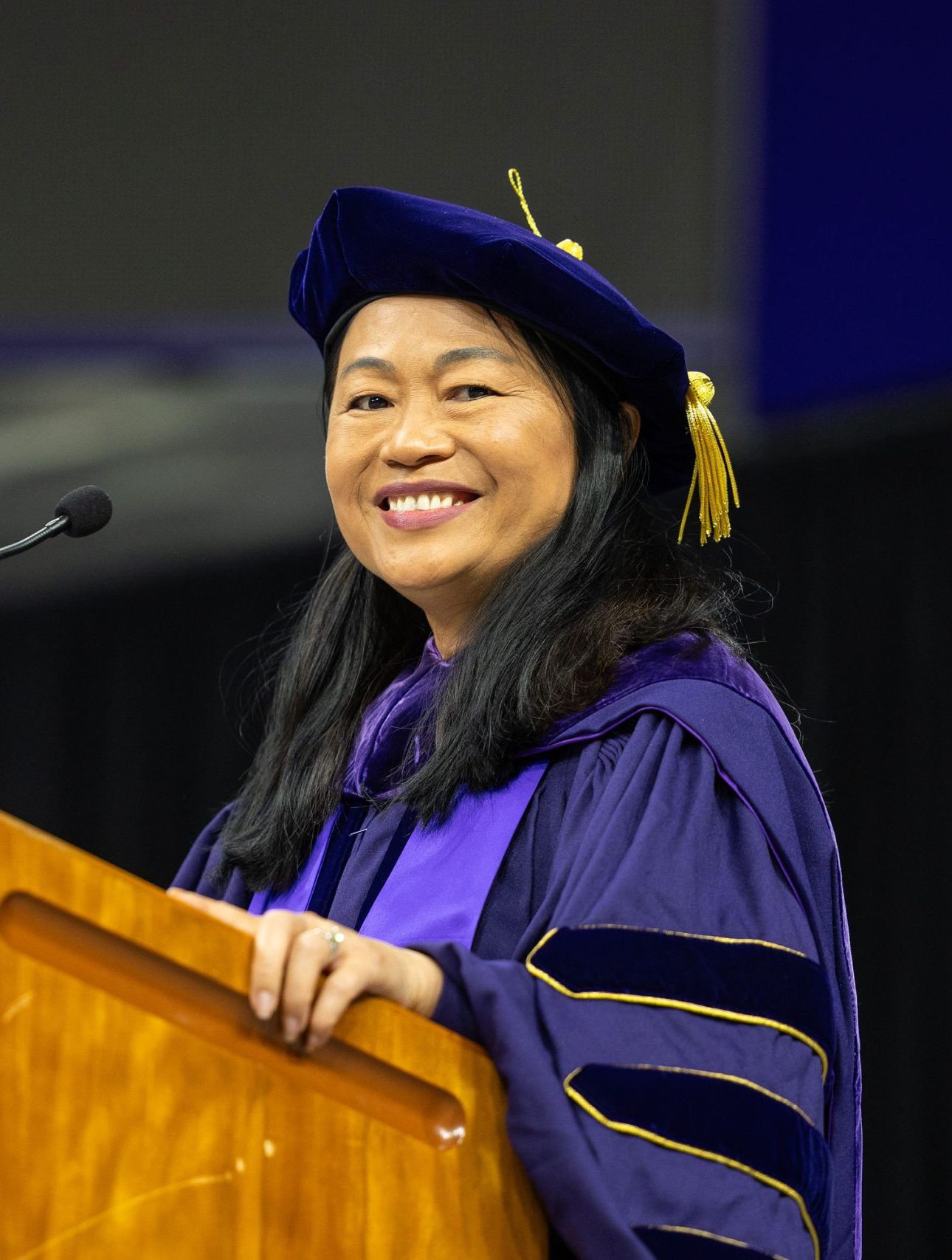 Tran was the honored guest speaker for UW ECE’s 2025 Graduation Celebration, and she serveson the UW ECE Advisory Board. Her nephew was in the 2025 graduating class, and three generations of Tran’s family attended the ceremony.