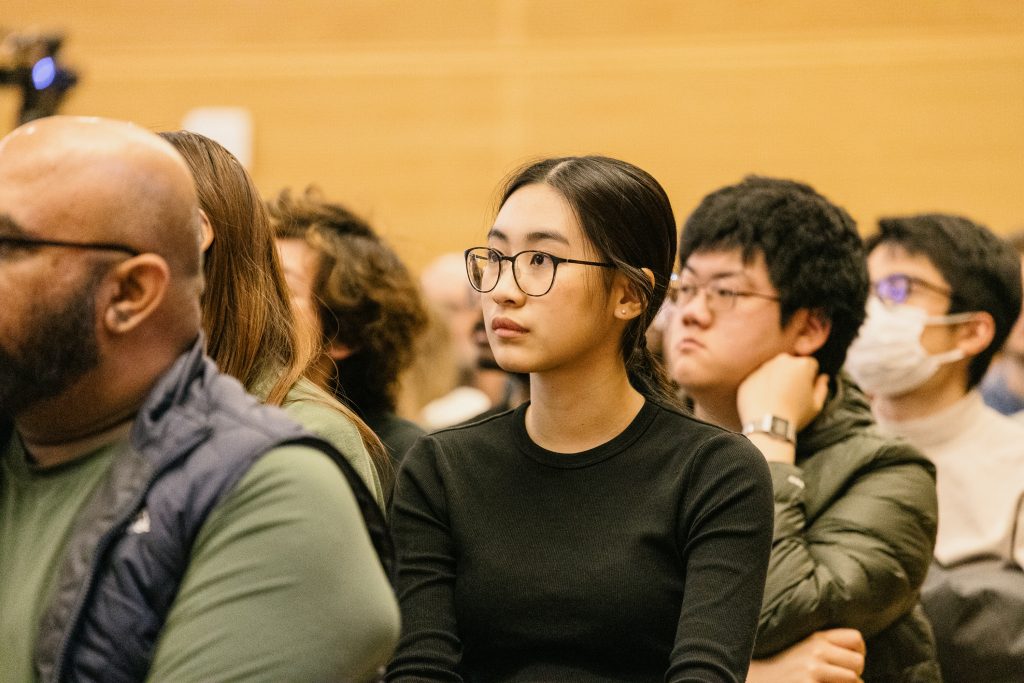 Lytle Lecture audience member