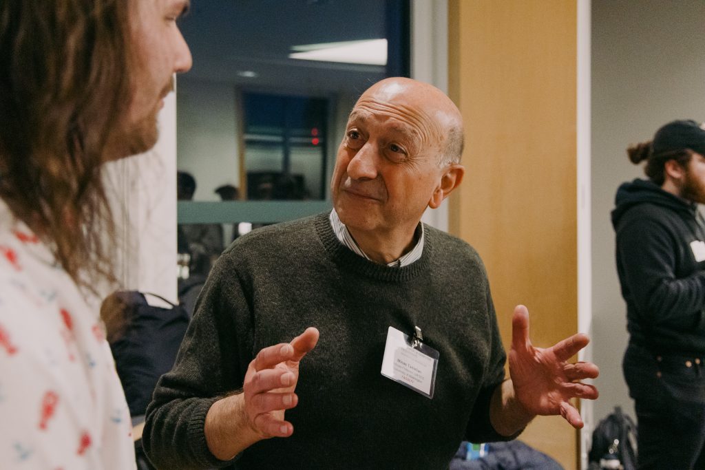 UW ECE Industry Mentorship attendees talking