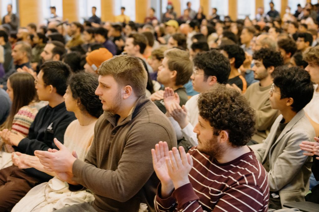 Lytle Lecture audience clapping