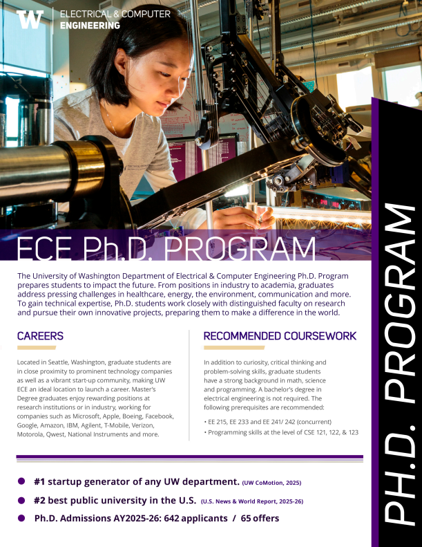 PhD program flyer